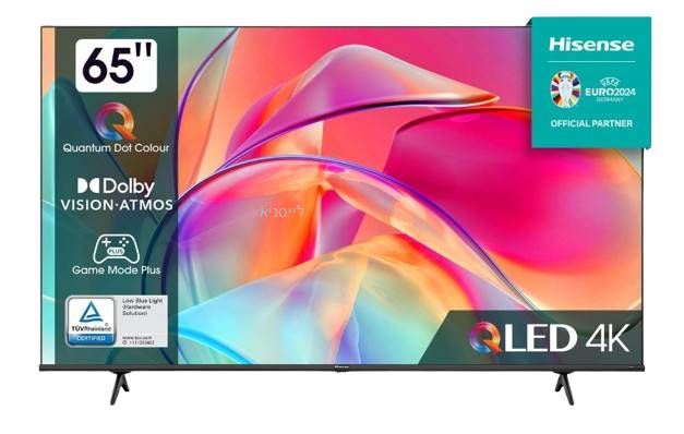 טלוויזיה חכמה 65 אינטש QLED HISENSE הייסנס 65E7KQ מתצוגה טלוויזיה חכמה 65 אינטש QLED HISENSE הייסנס 65E7KQ מתצוגה