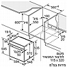 תנור בנוי קונסטרוקטה עם 7 תכניות CF3M60050 Constructa מתצוגה