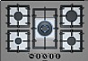 כיריים גז Siemens EP7A8QB90Y סימנס מתצוגה