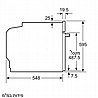 תנור בנוי 71 ליטר Bosch HBA534EB3 בוש מתצוגה