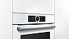 תנור בנוי פירוליטי בגימור לבן מסדרה 8 BOSCH דגם HBG675BW1 מתצוגה