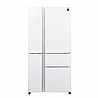 קרר 5 דלתות SHARP SJ9732 שארפ 661 ליטר ציפוי זכוכית לבנה מתצוגה